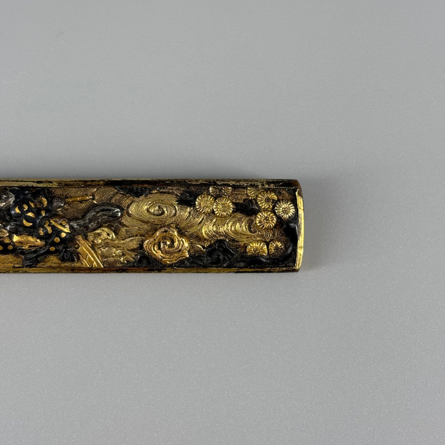宇治橋合戦図小柄