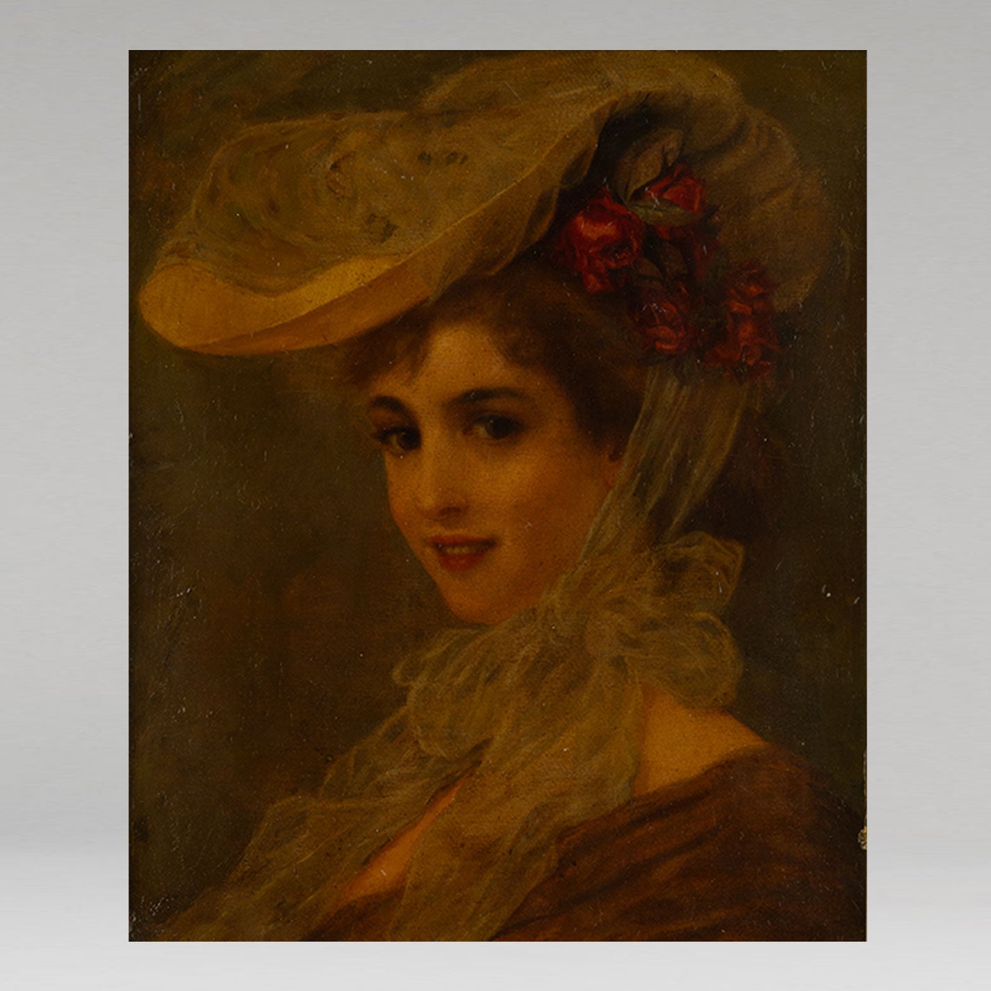 Unknown Artist "Lady wearing a hat"