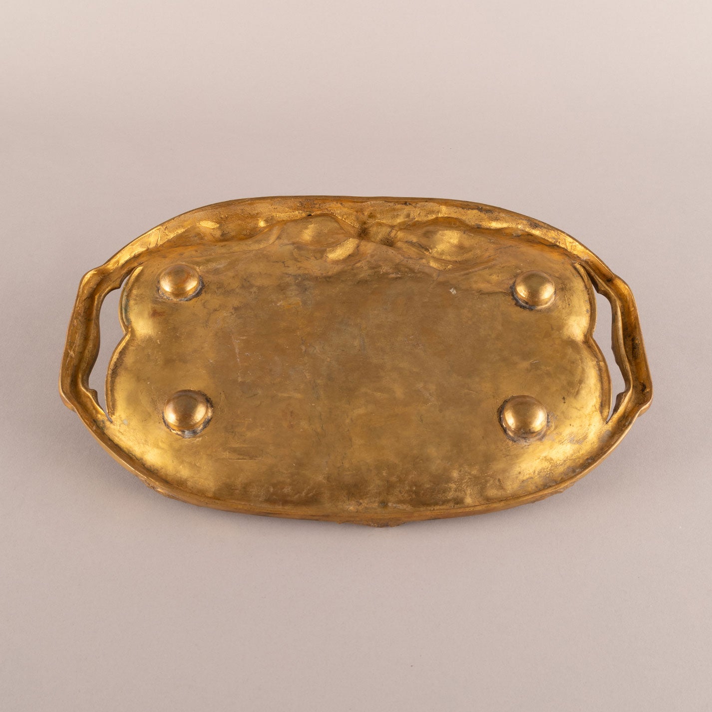 Unknown Artist (L.SENART) "Art Nouveau Anemone Double-handled Tray"