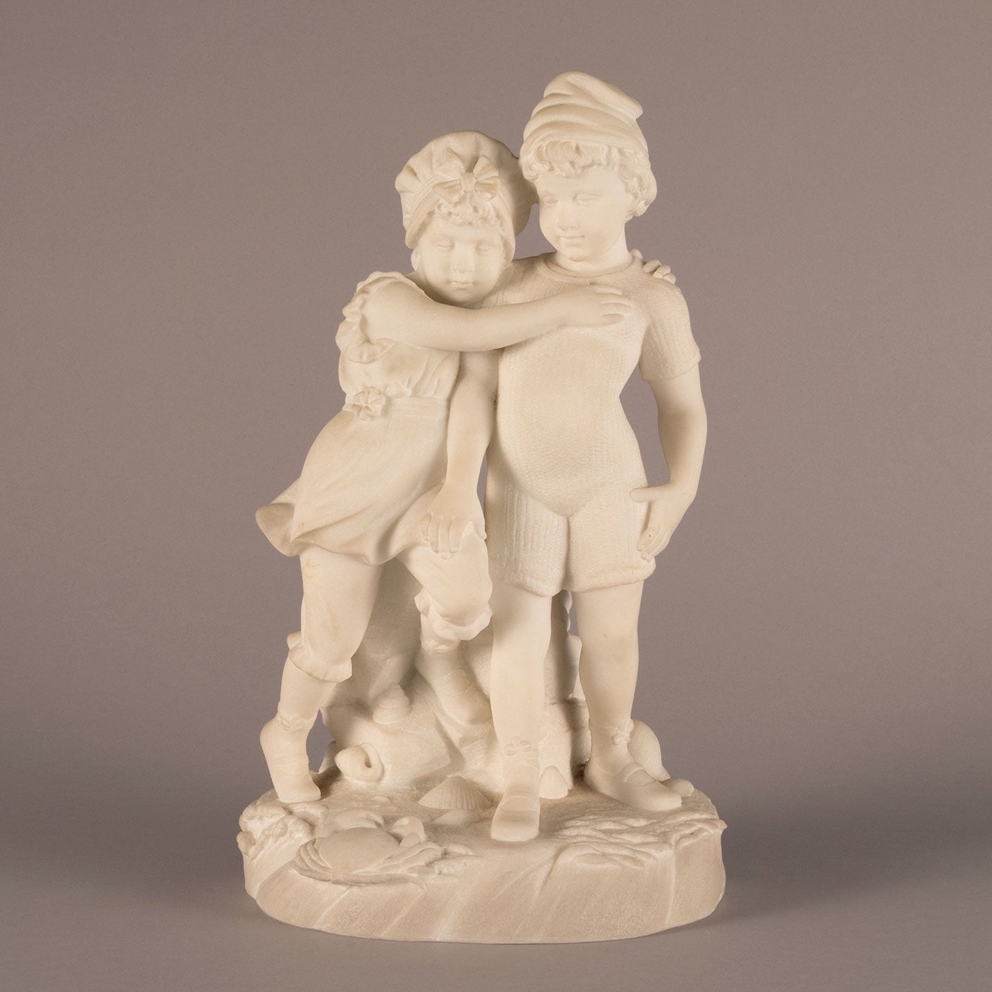 Unknown "Statue of children ( Marble )"