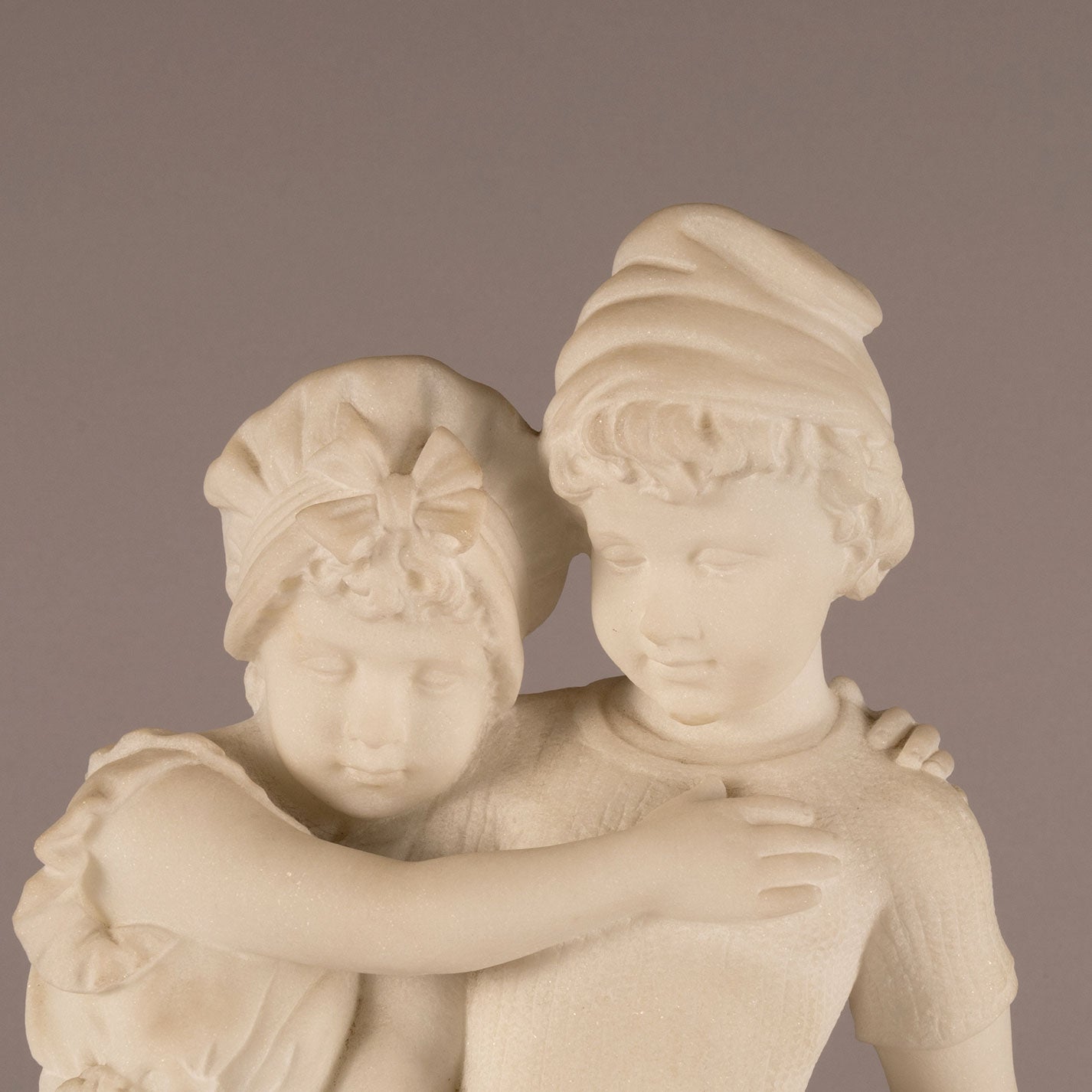 Unknown "Statue of children ( Marble )"