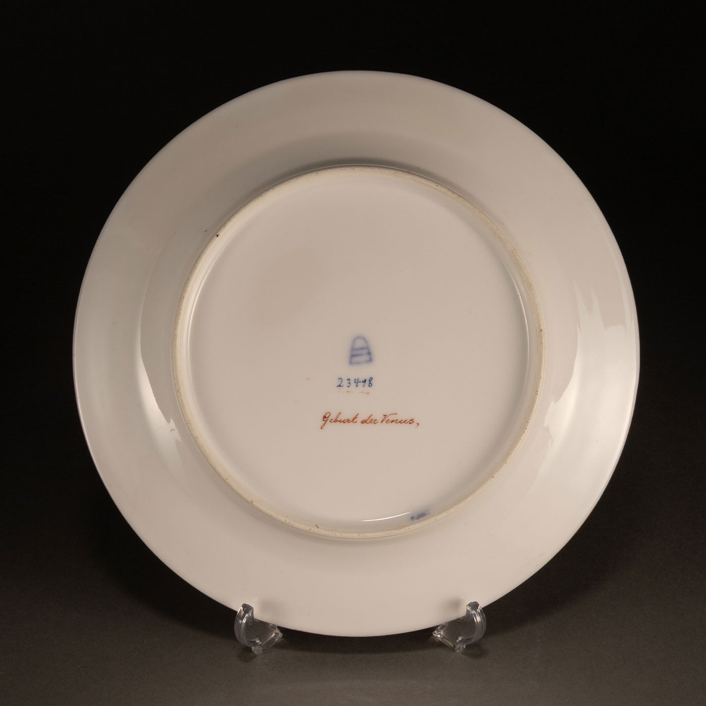Vienna Style "Gold glazed dish (symbol of the Venus)"