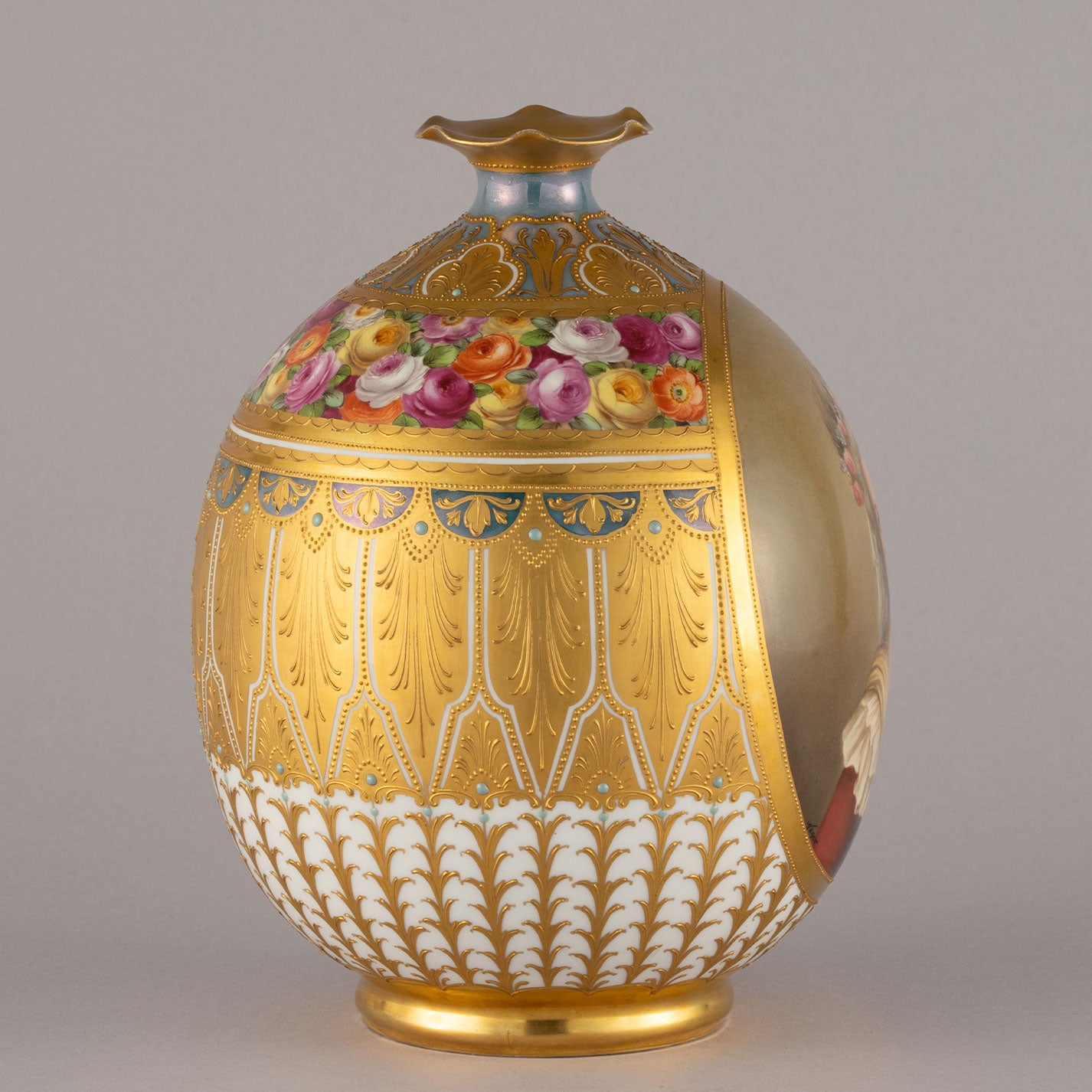 維也納風格“金箔花瓶”
