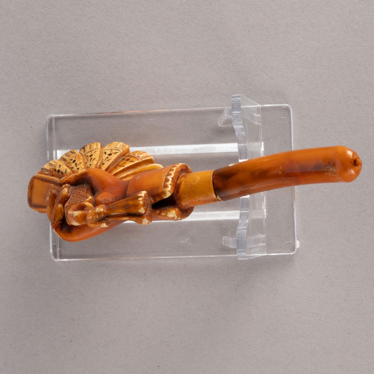 Meerschaum pipe(Folding Fan)