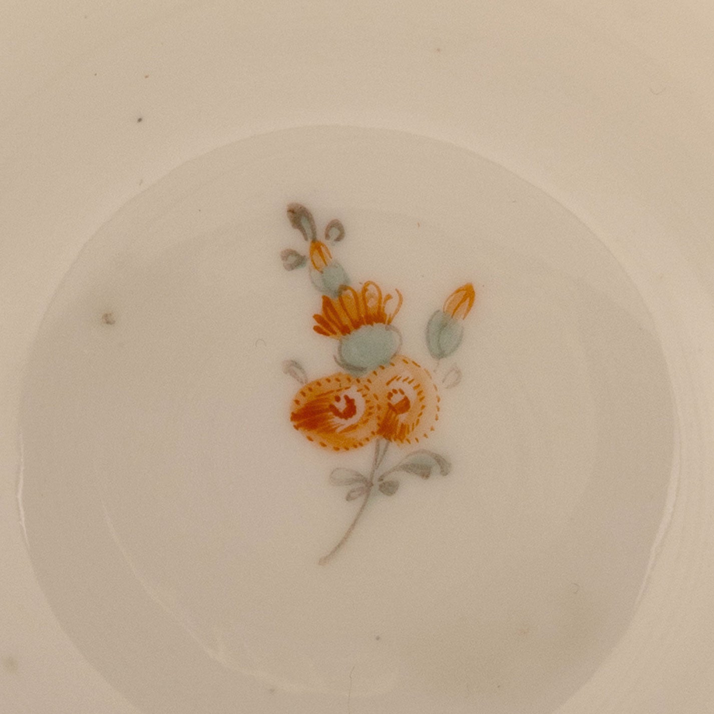 MEISSEN "Noble motif cup and saucer set of 2"