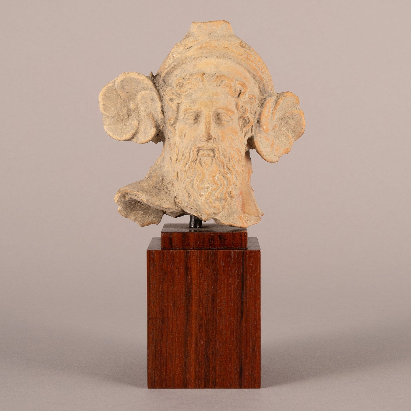 Italy "Terracotta Male head figure"