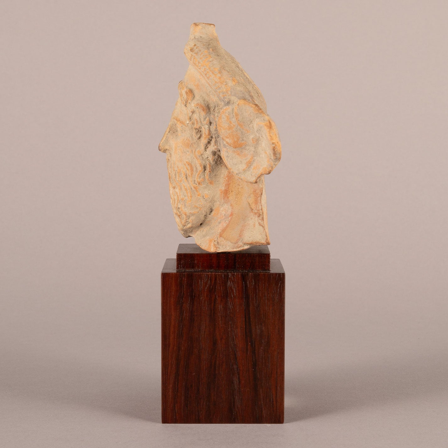 Italy "Terracotta Male head figure"