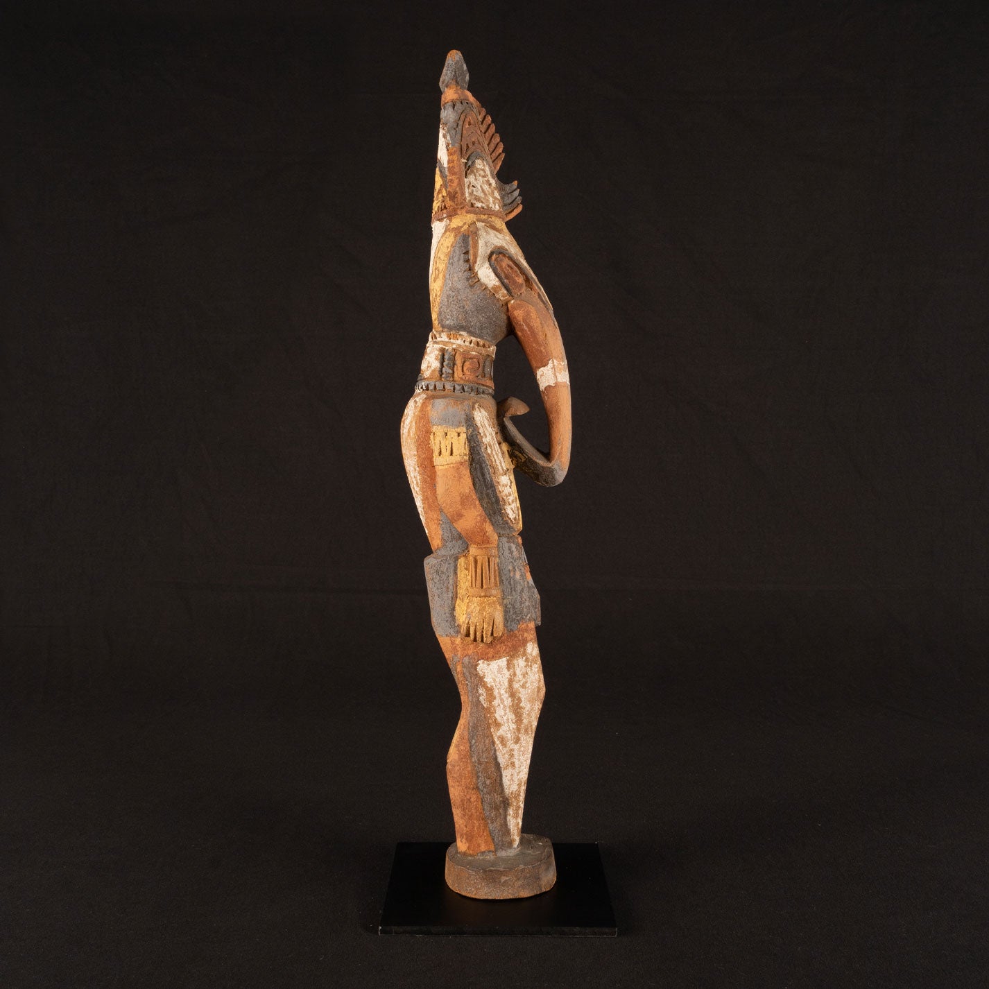 Africa Colored wooden figure
