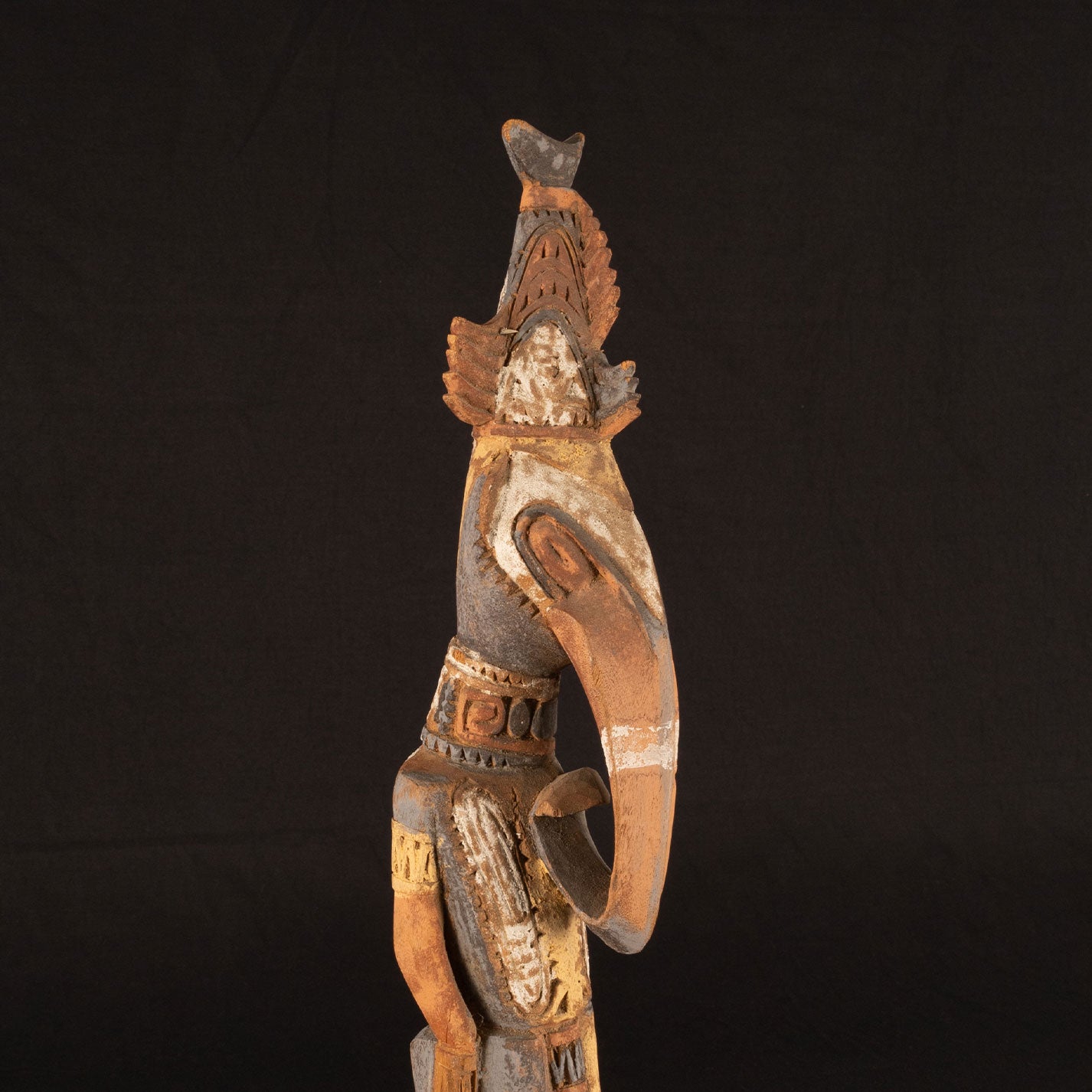 Africa Colored wooden figure