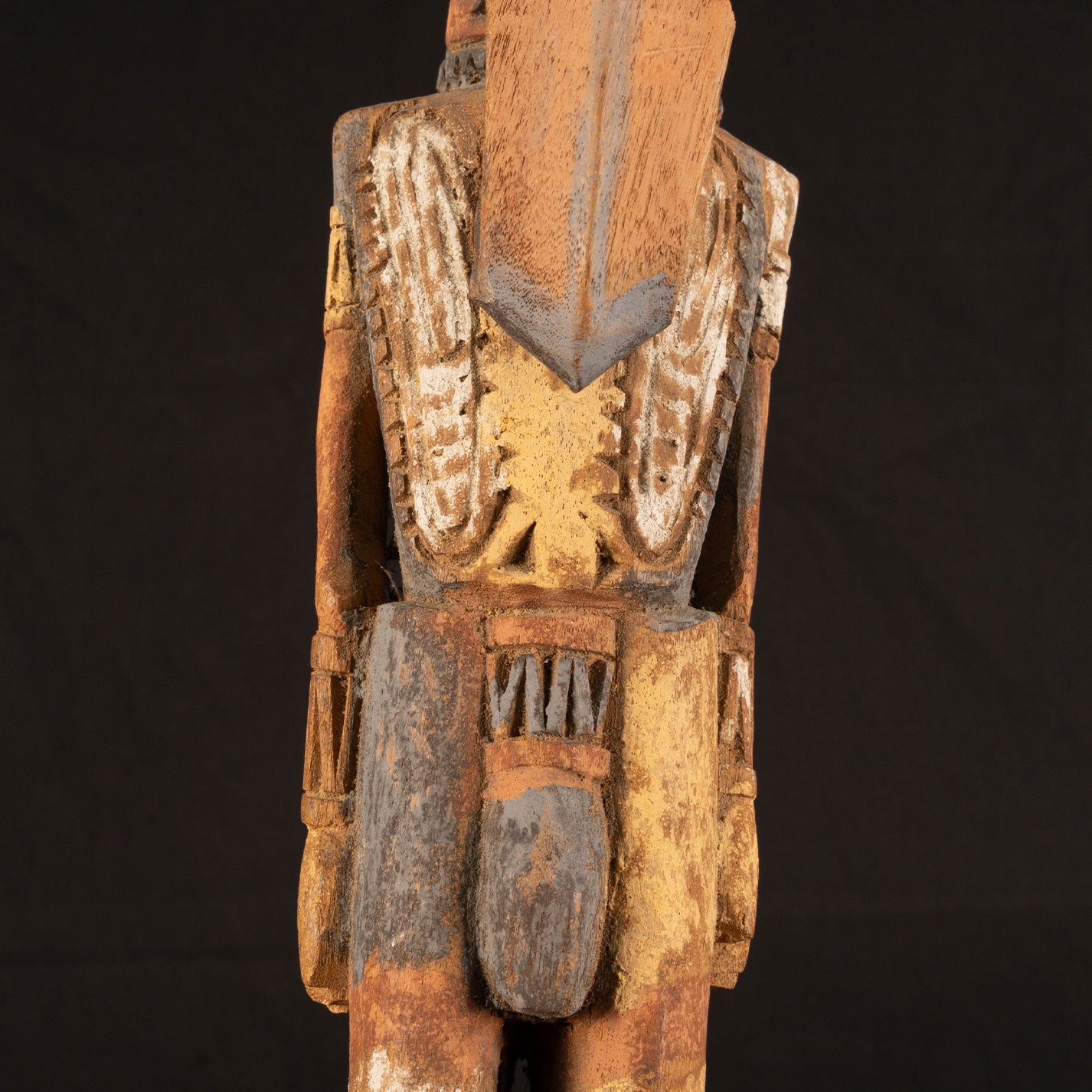Africa Colored wooden figure