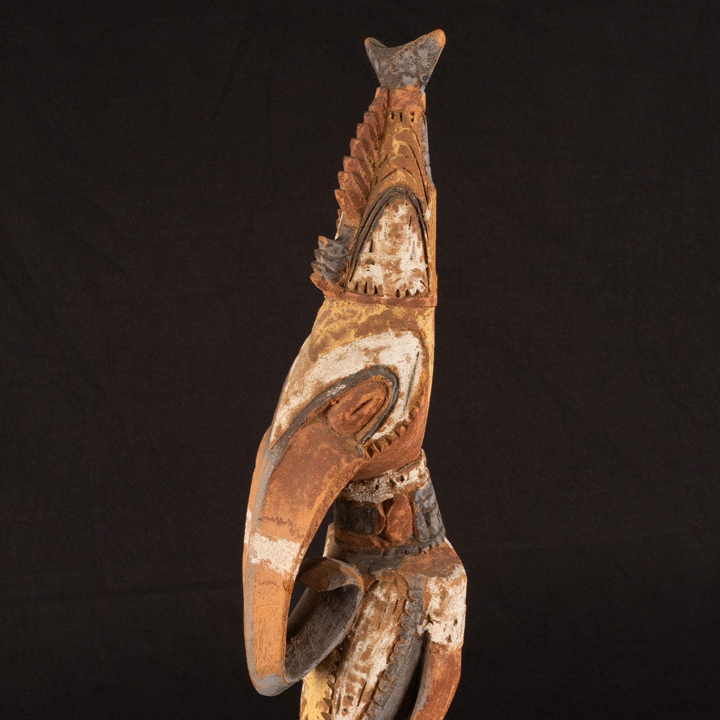 Africa Colored wooden figure