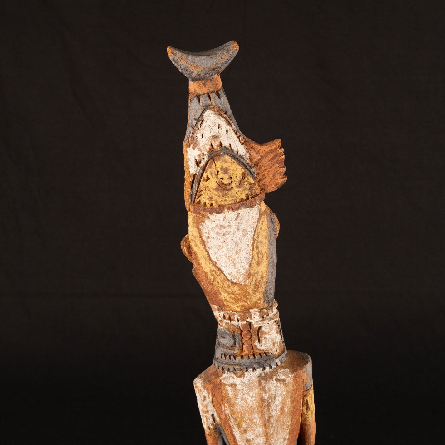 Africa Colored wooden figure