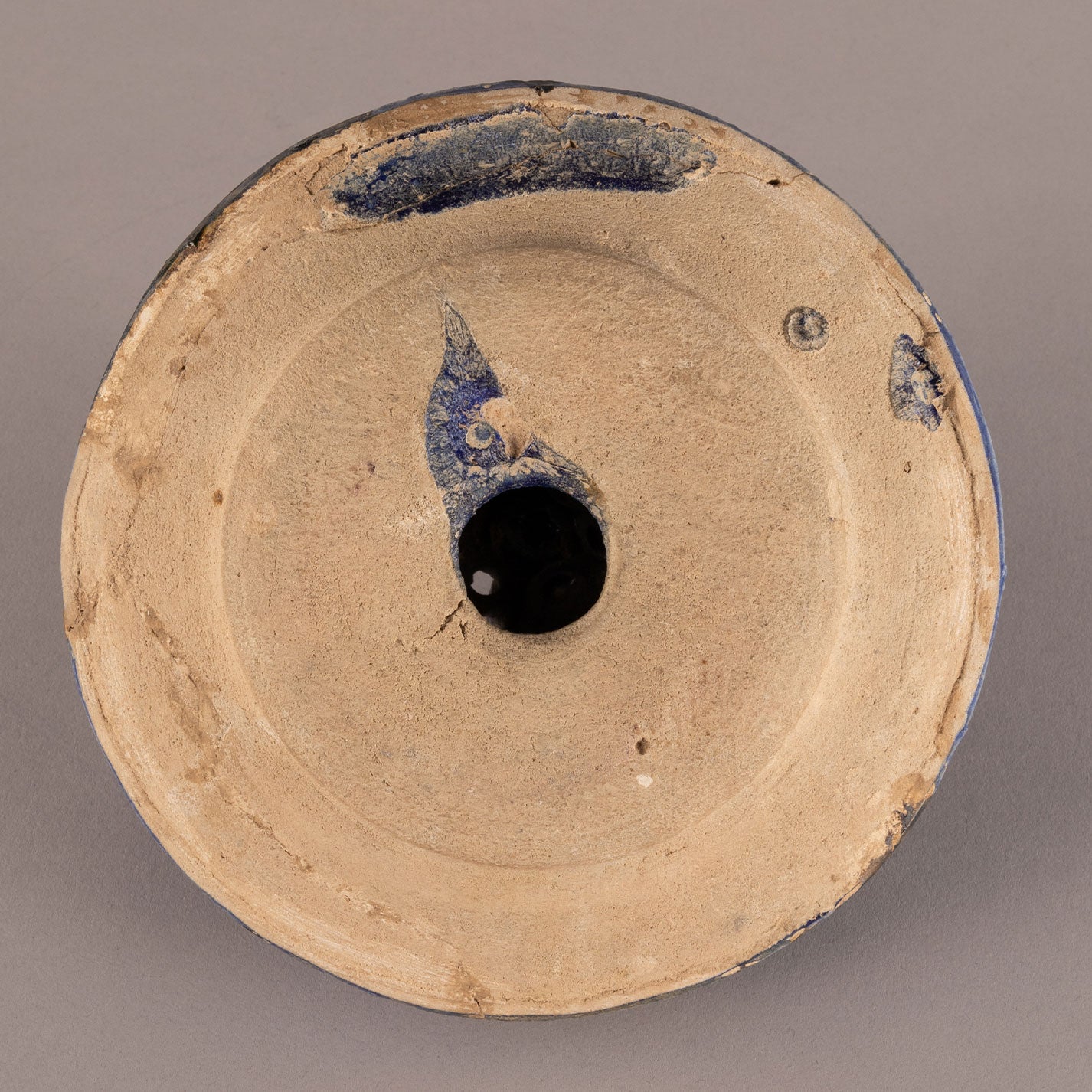 Persia Kashan "A lapis Lazuli glazed openwork incense burner"