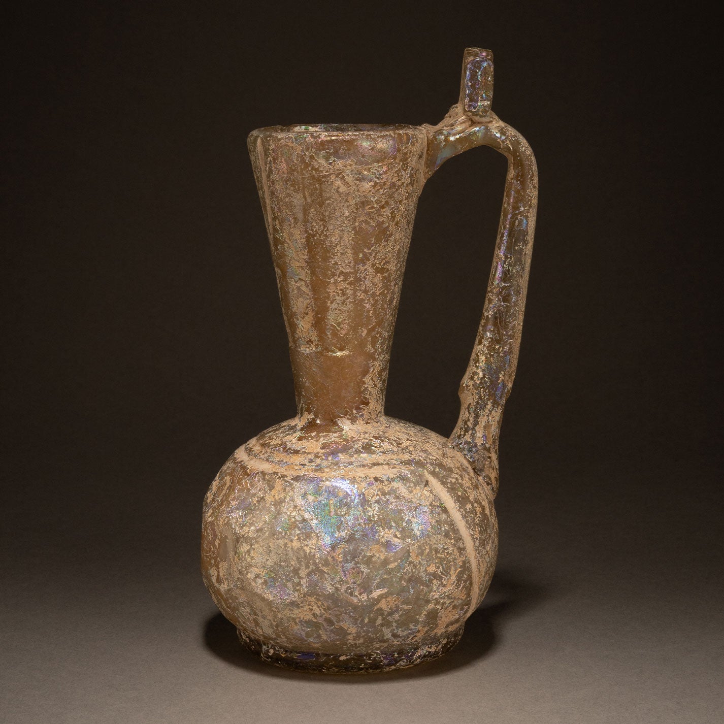 Ancient Persia “Iridescent Pitcher with Handle”