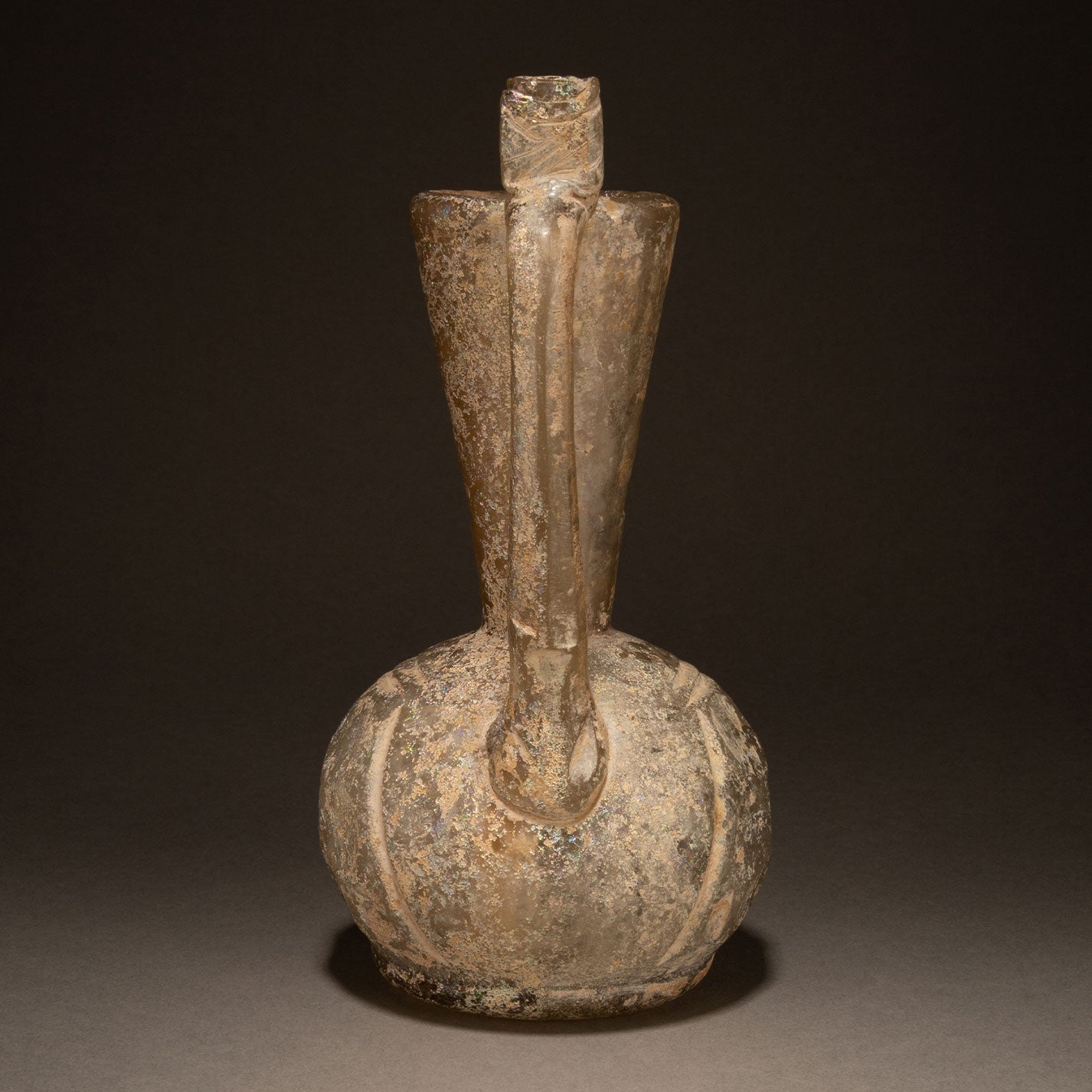 Ancient Persia “Iridescent Pitcher with Handle”