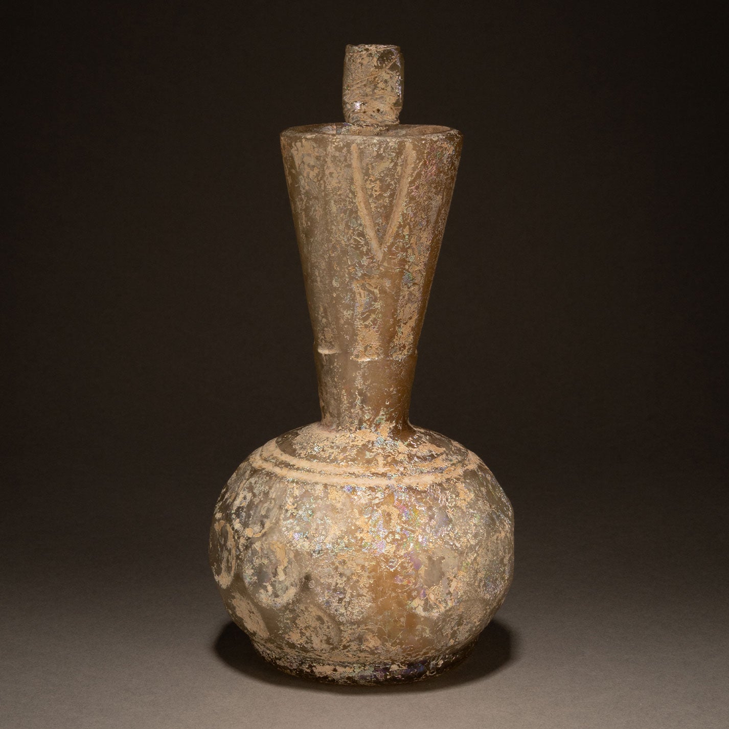 Ancient Persia “Iridescent Pitcher with Handle”