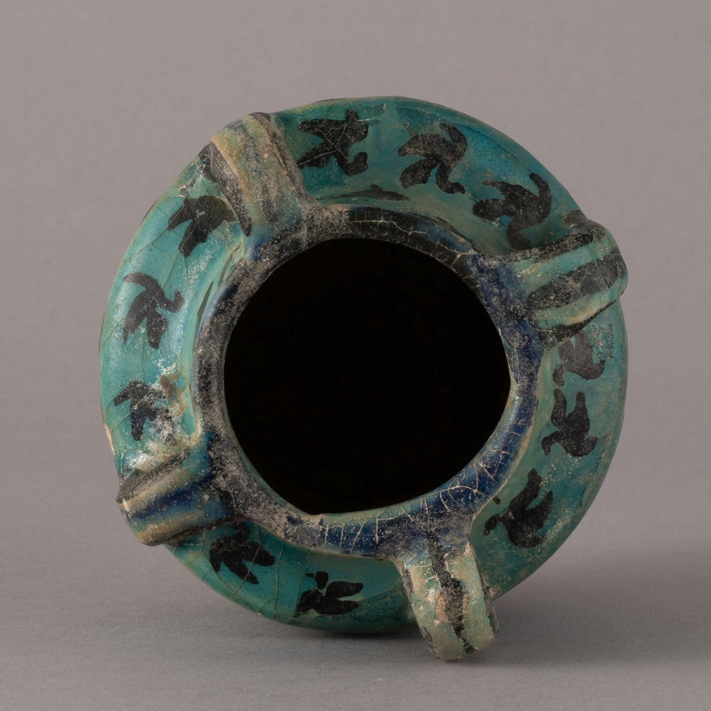 Persia "Blue glaze handled jar"