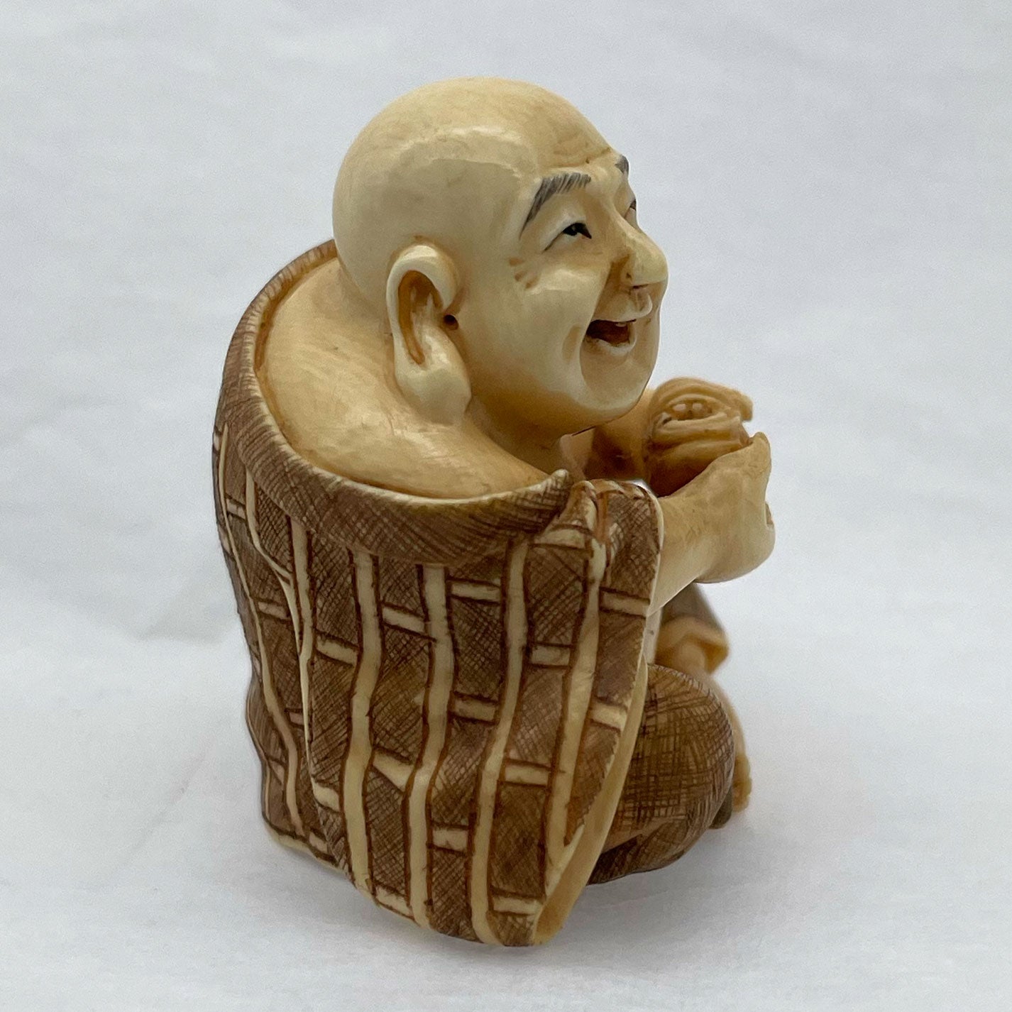 象牙根付 商人