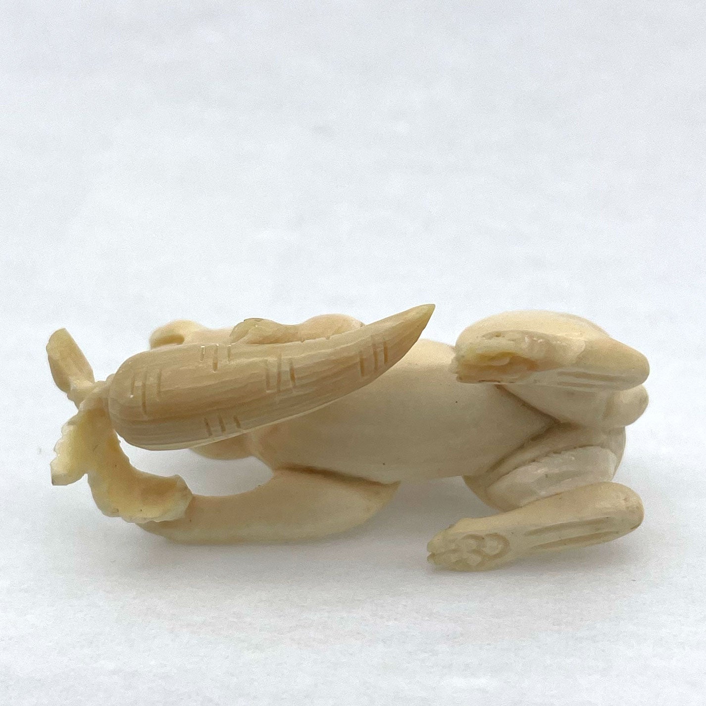 象牙根付 うさぎ