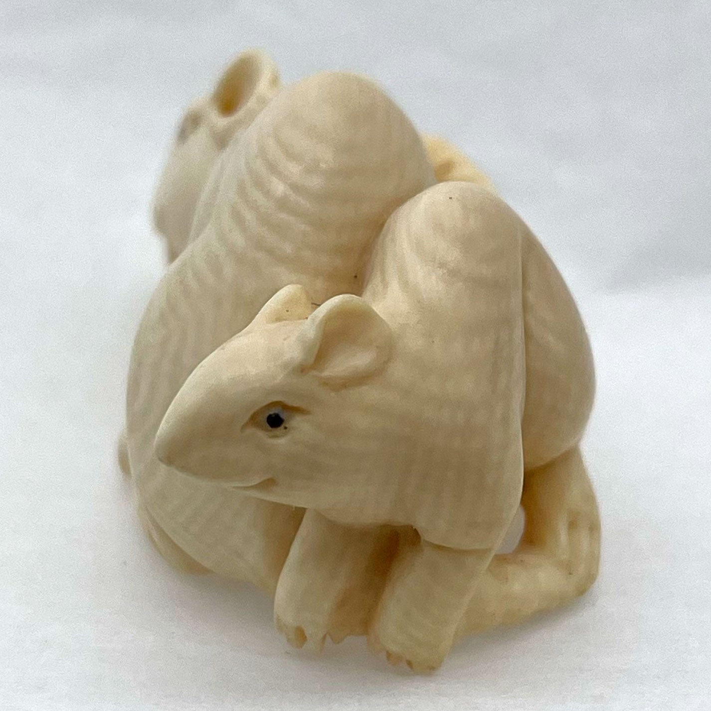 象牙根雕 鼠