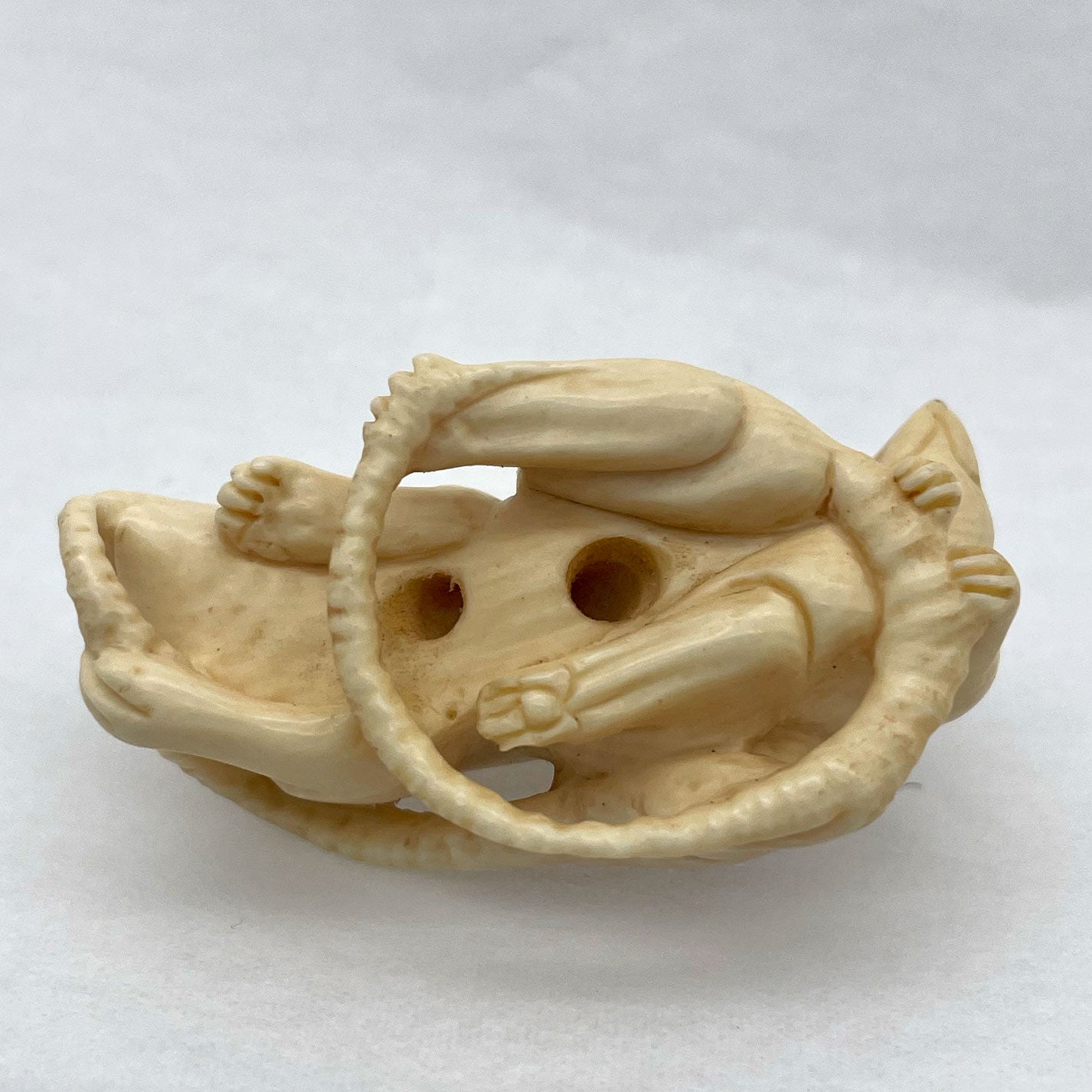 象牙根雕 鼠