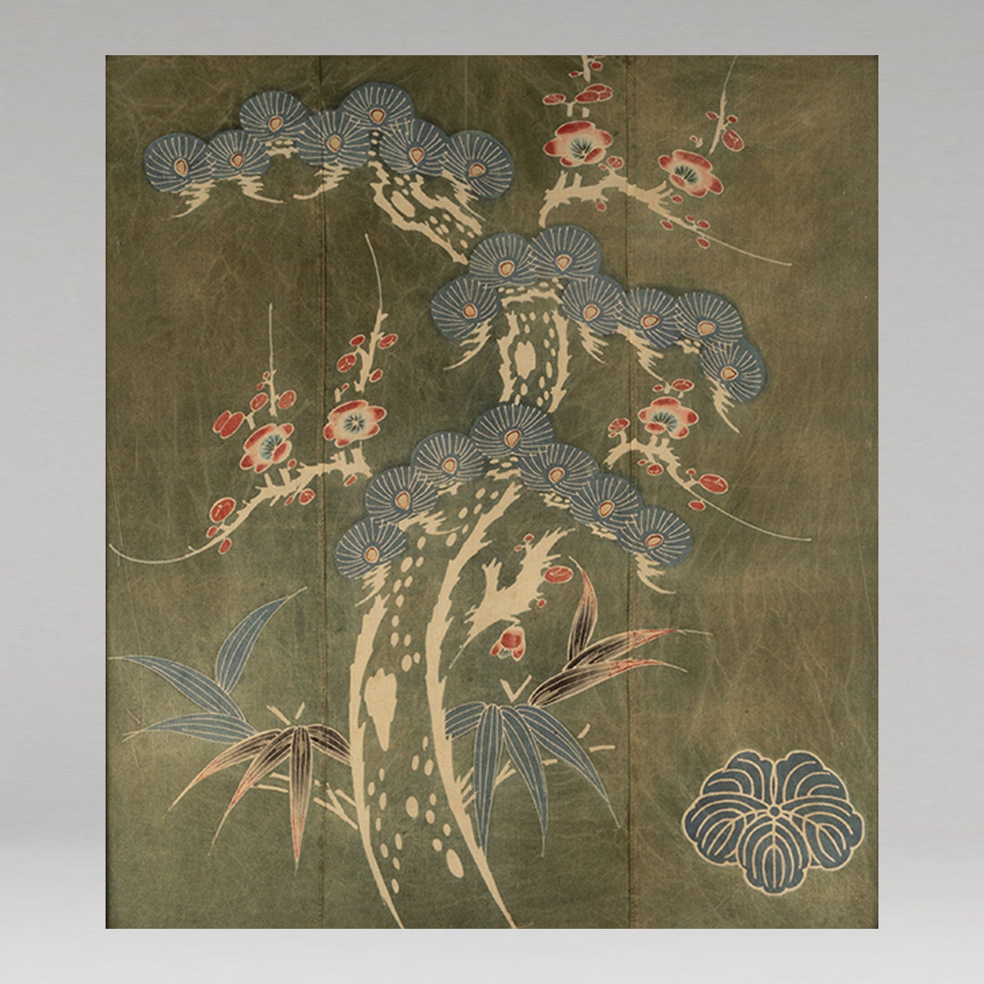 筒描 松竹梅