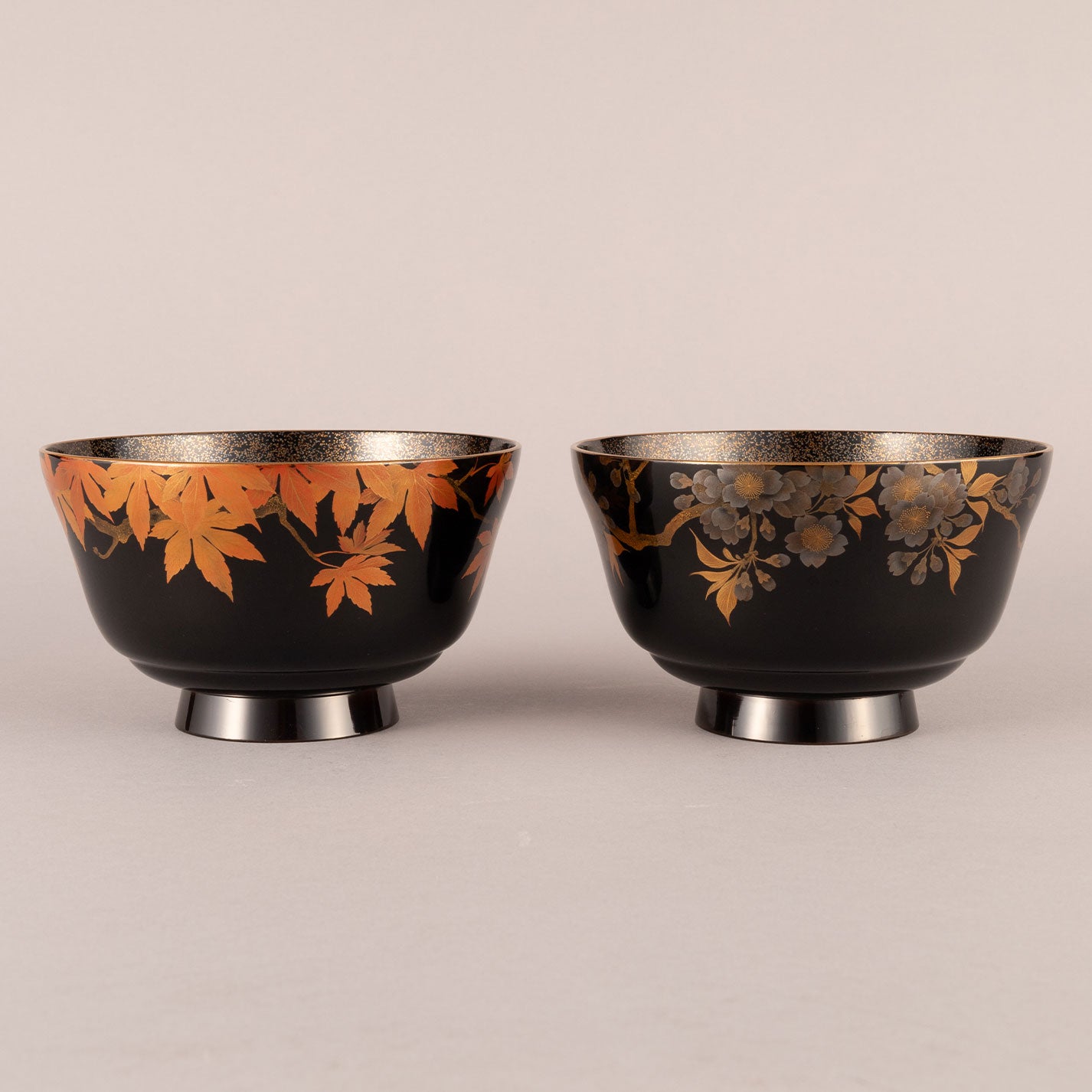A pair of Makie sake cup washers