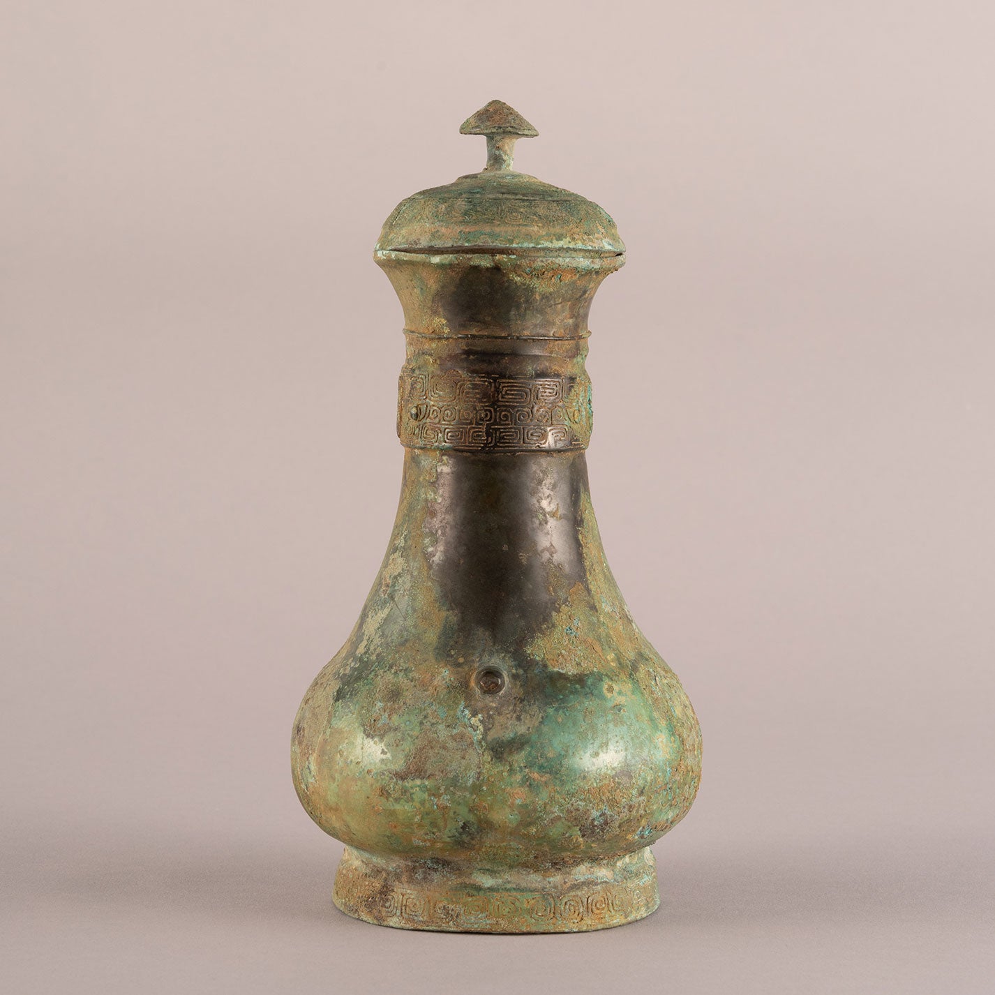Bronze Taotie-patterned Vase