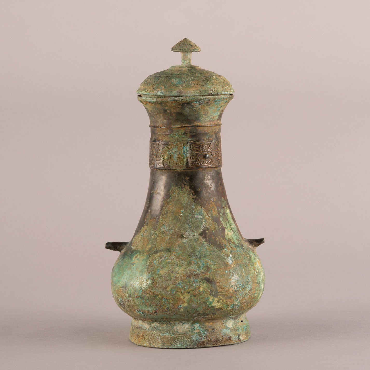 Bronze Taotie-patterned Vase