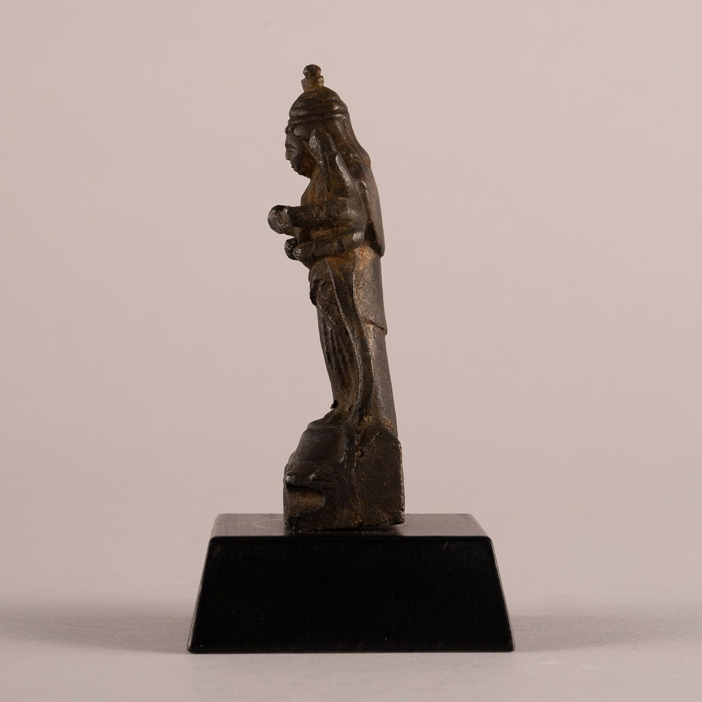 Eight-armed Benzaiten bronze statue