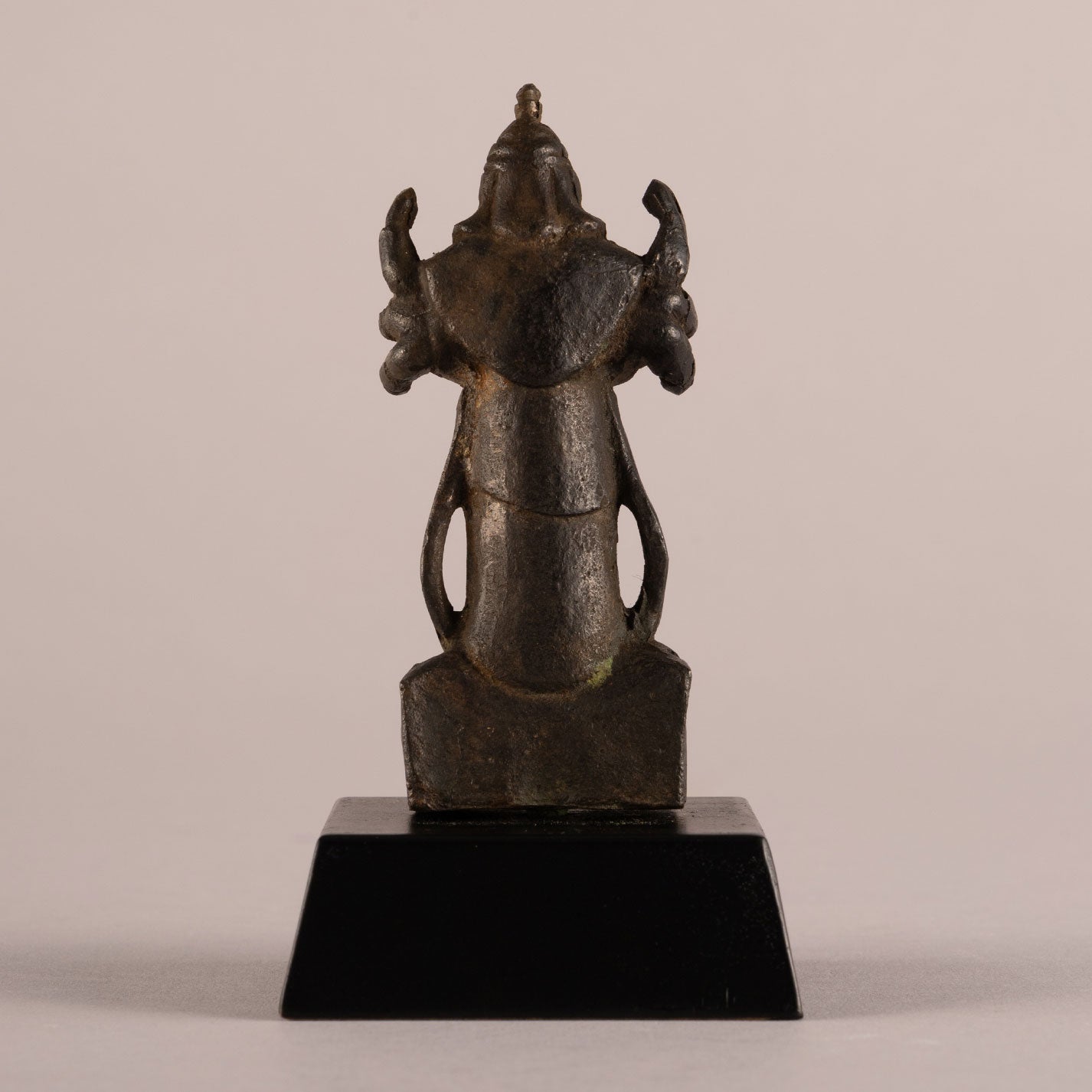 Eight-armed Benzaiten bronze statue