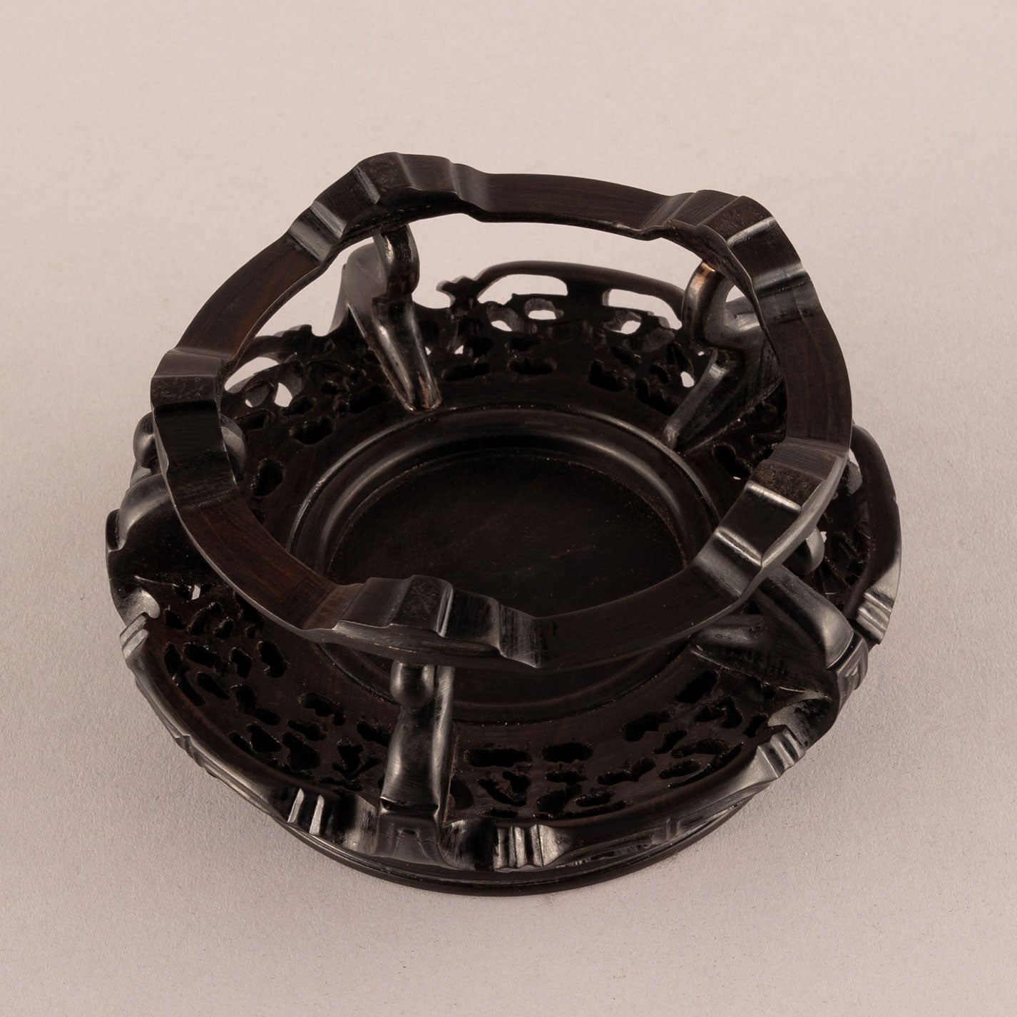 Bronze cast lion ear incense burner