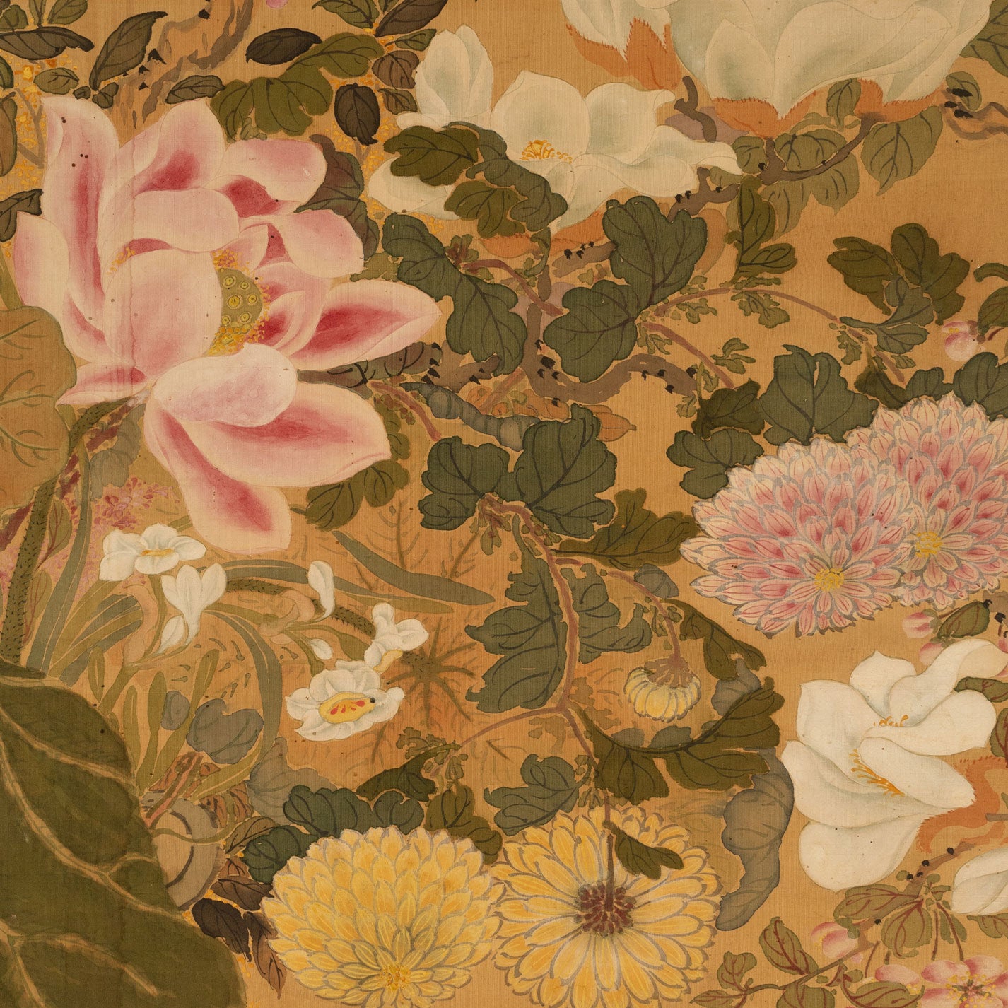 佚名 百花香露画
