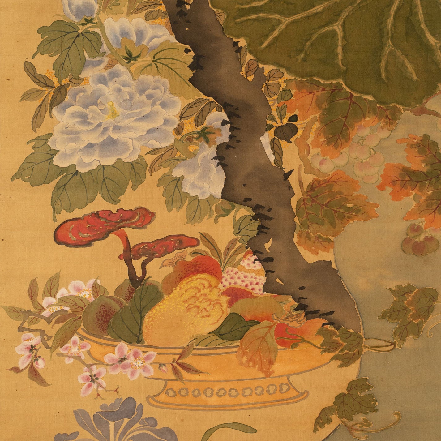 佚名 百花香露画