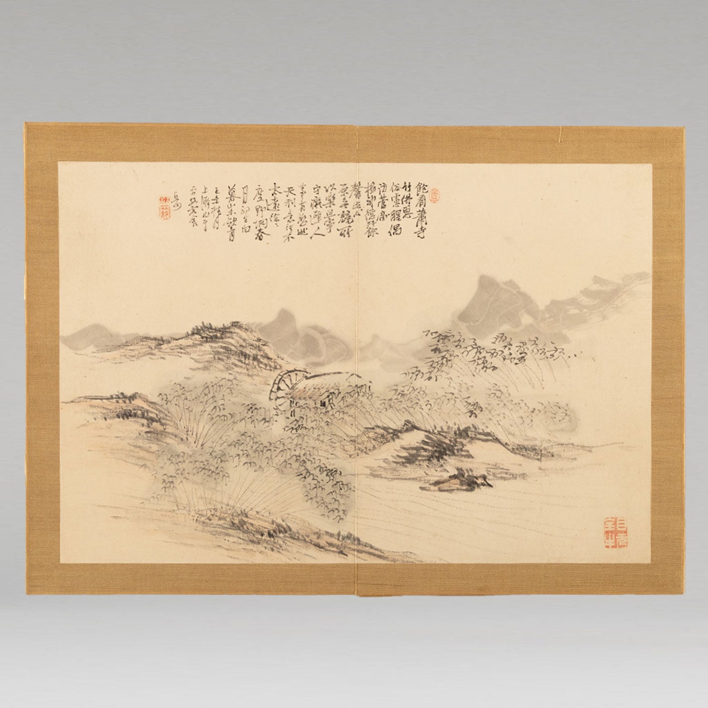 山水図画帳(12図)