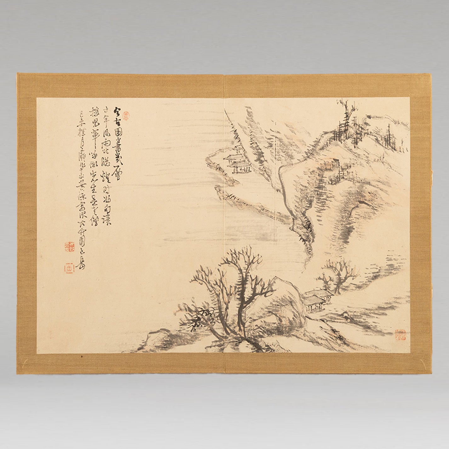山水図画帳(12図)