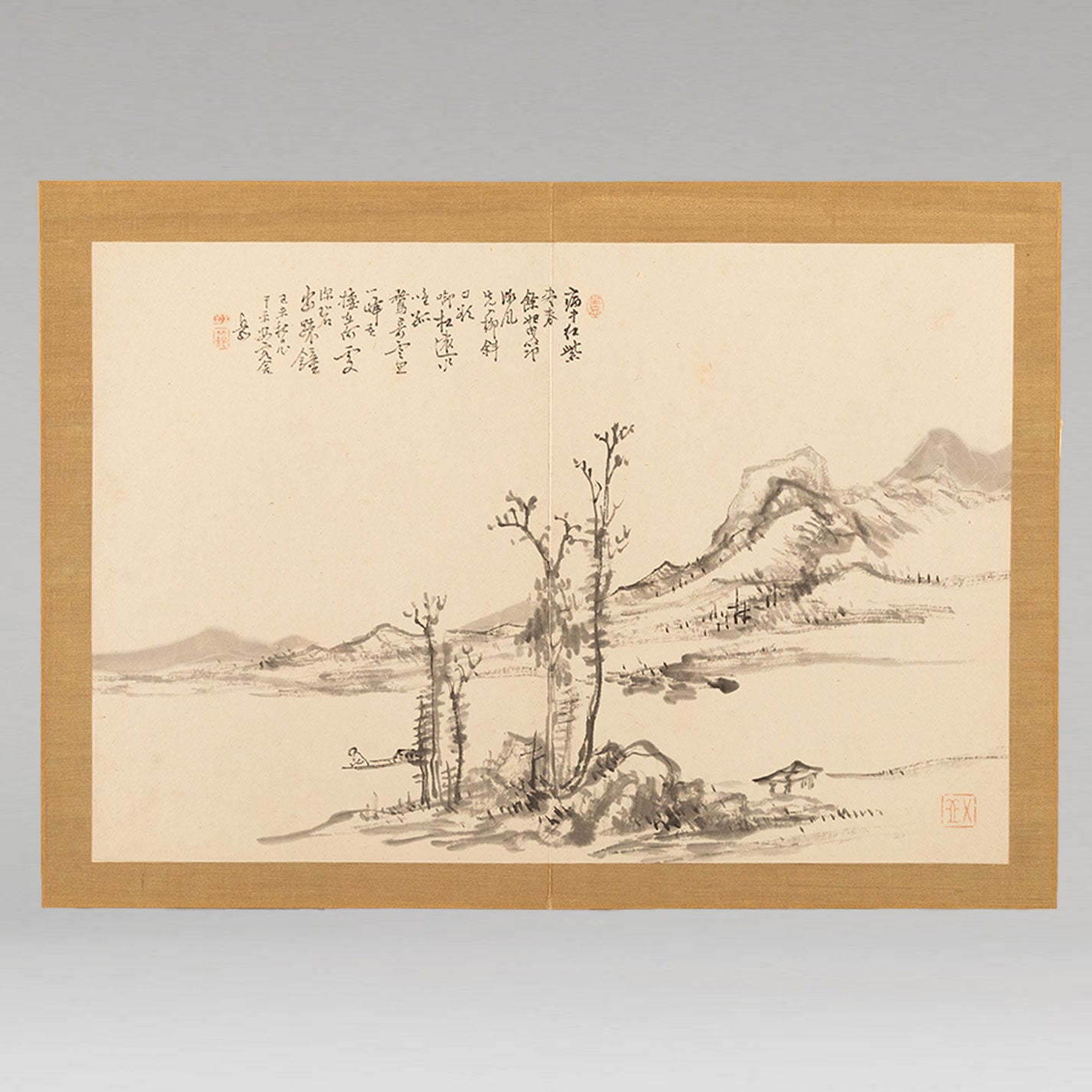山水図画帳(12図)
