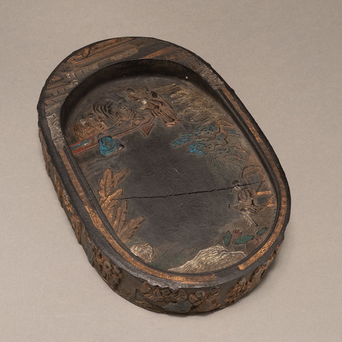 One-hundred-Scholar Inkstone shape Ink