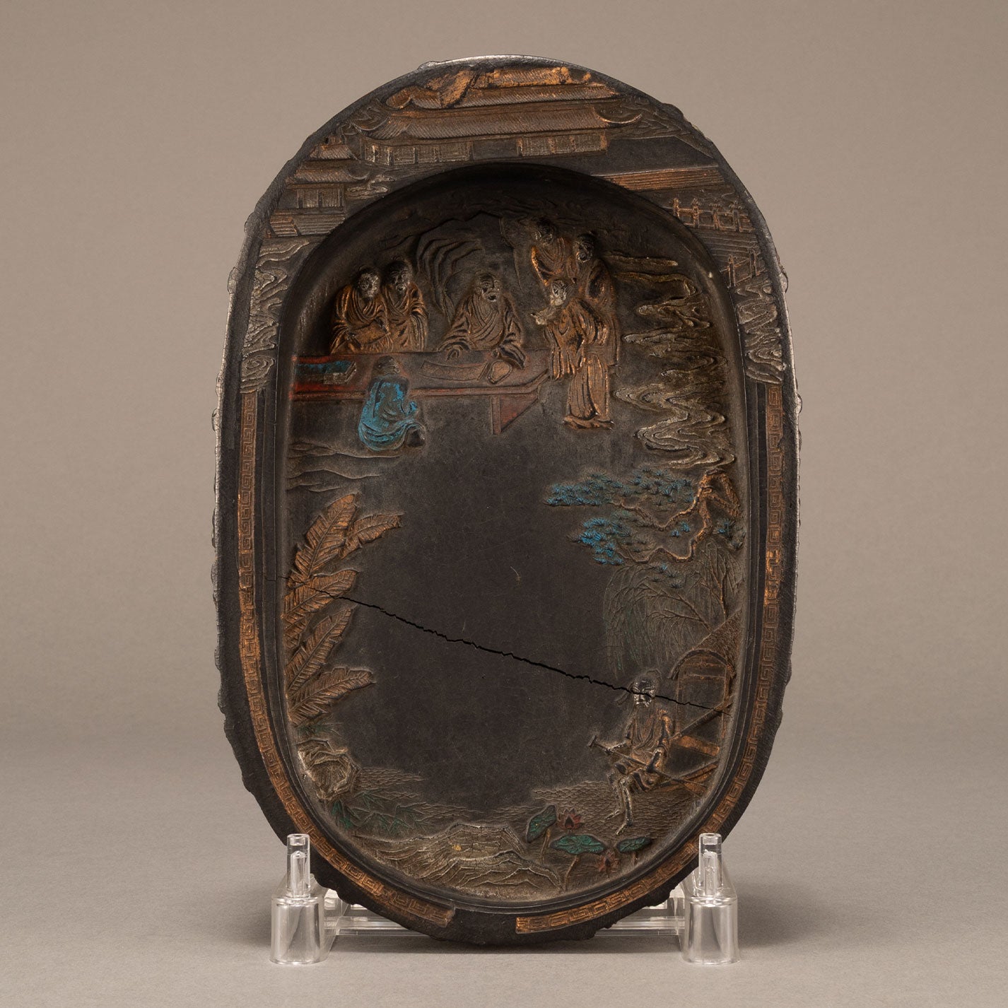 One-hundred-Scholar Inkstone shape Ink