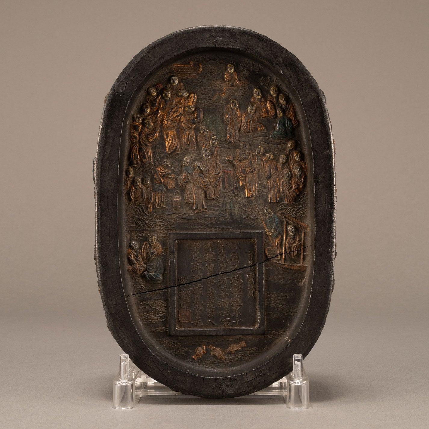 One-hundred-Scholar Inkstone shape Ink