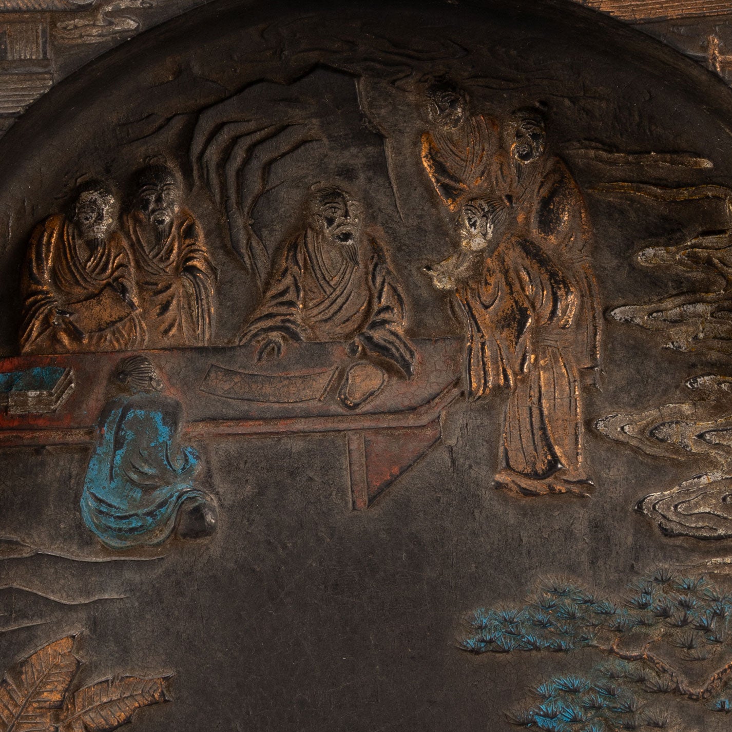 One-hundred-Scholar Inkstone shape Ink