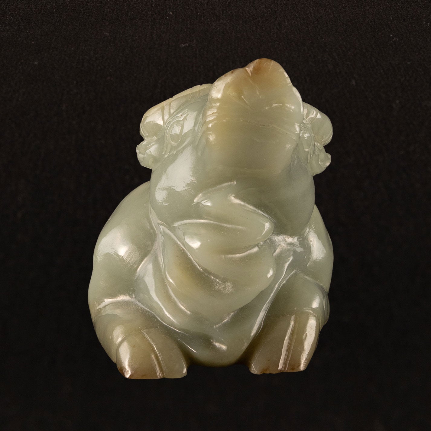 碧玉牛水盂