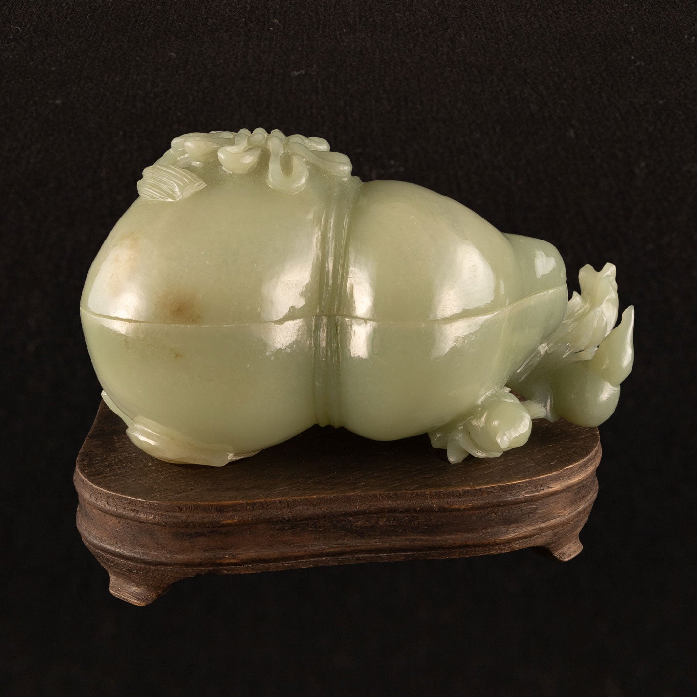 Jasper Auspicious Ruyi Lid Box