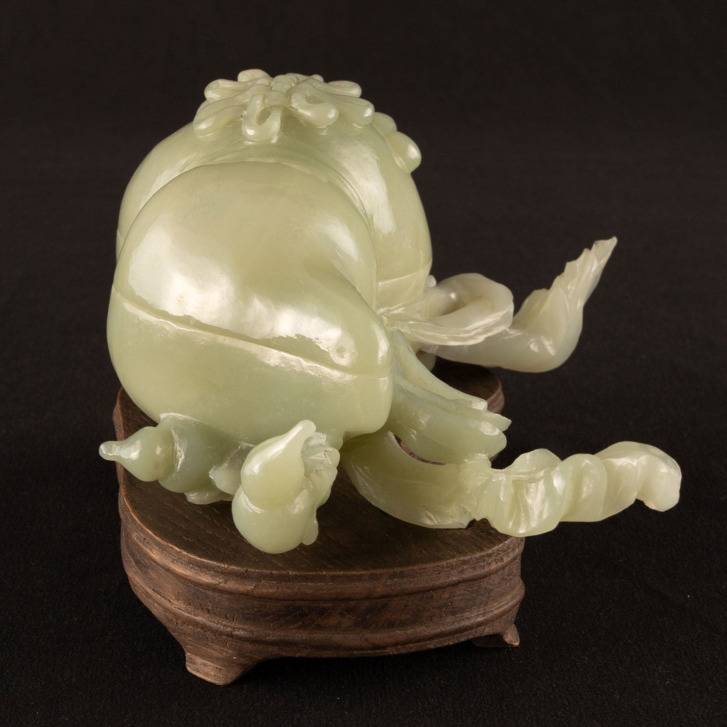 Jasper Auspicious Ruyi Lid Box