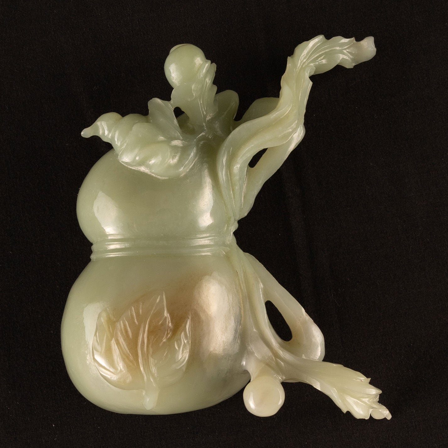 Jasper Auspicious Ruyi Lid Box