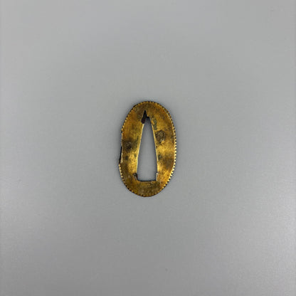 Iron inlay tsuba and other set, Sword fittings