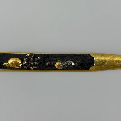 大黒天俵鼠図笄