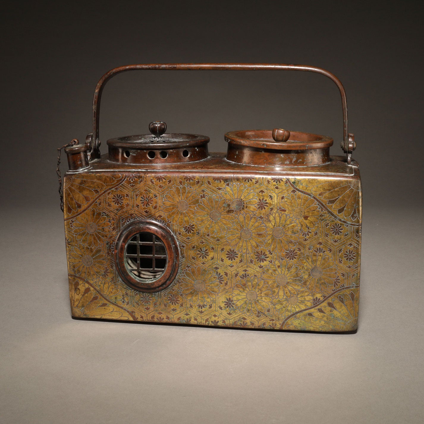銅製鍍金野風炉 – Uni-art Gallery
