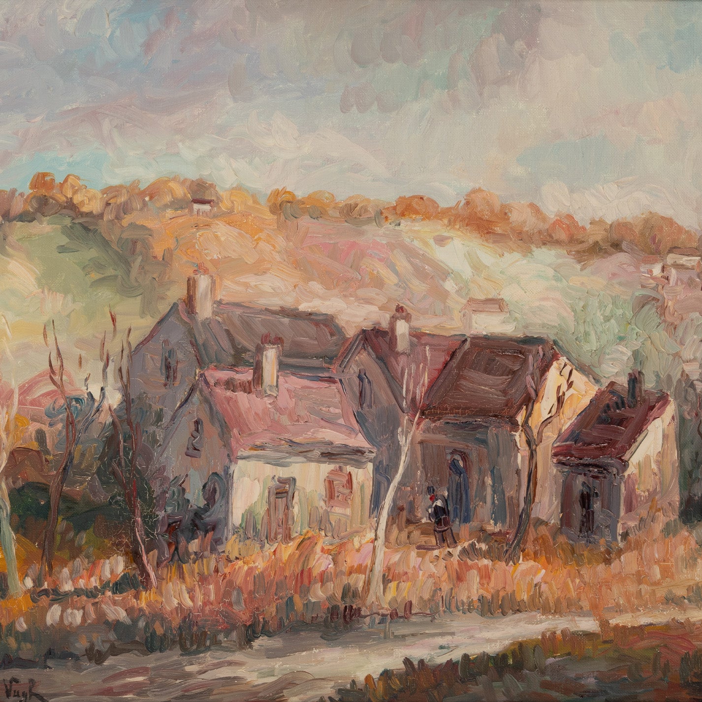 Albert Vagh (Fr. 1931-  ) / SYMPHONIE DE L’AUTOMNE