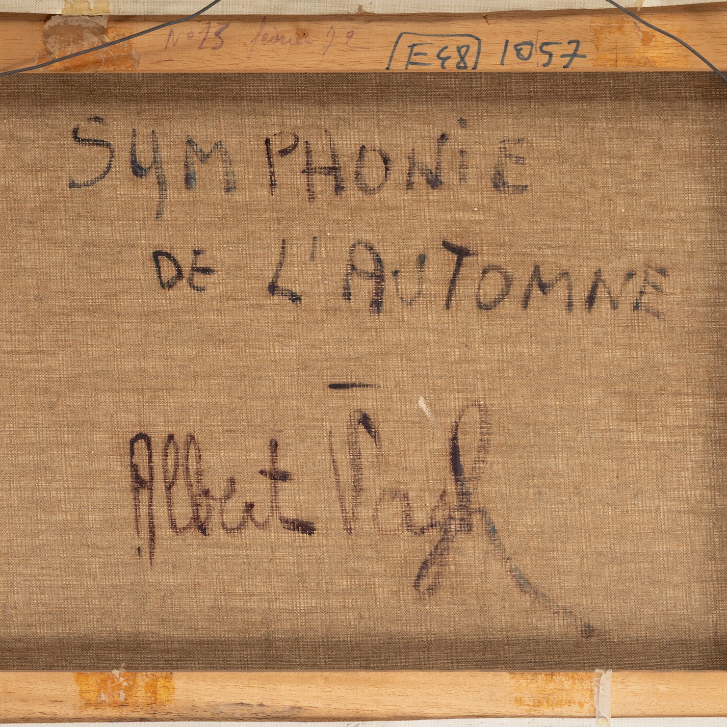 Albert Vagh (Fr. 1931-  ) / SYMPHONIE DE L’AUTOMNE